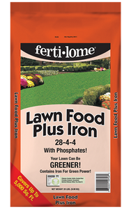 FERTILOME LAWN FOOD PLUS IRON 28-4-4 (40 LBS)