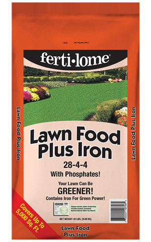 FERTILOME LAWN FOOD PLUS IRON 28-4-4 (40 LBS)