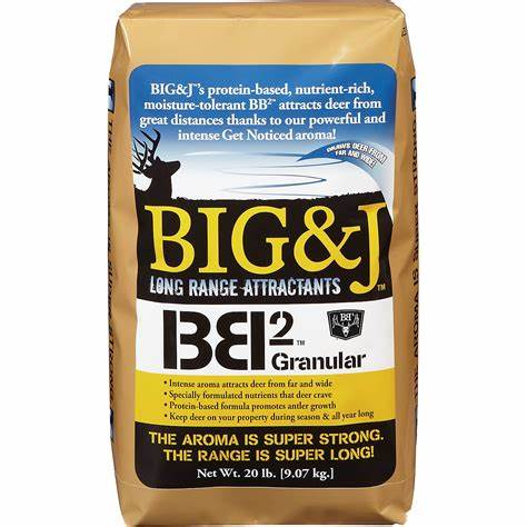 BIG & J BB2 CUBE DEER ATTRACTANT GRANULAR 20LB