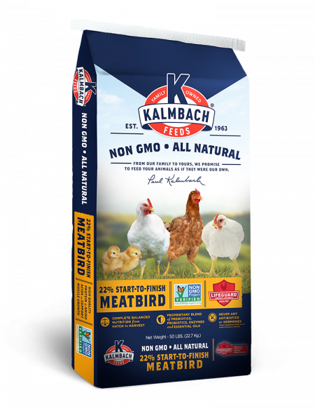 22% Start-To-Finish Meatbird (Non-GMO)