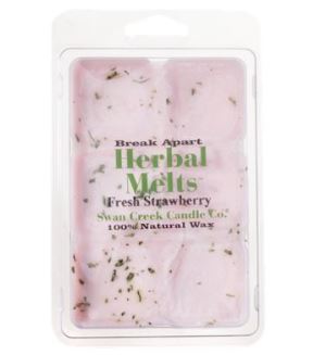 Swan Creek Candle Break-Apart Drizzle Melts Fresh Strawberry