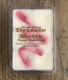 Swan Creek Candle Break-Apart Drizzle Melts Happy Holliberry