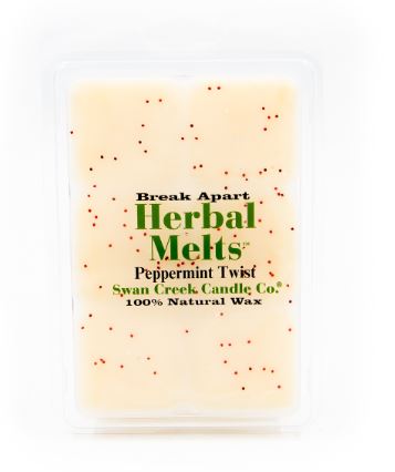 Swan Creek Candle Break-Apart Drizzle Melts Peppermint Twist