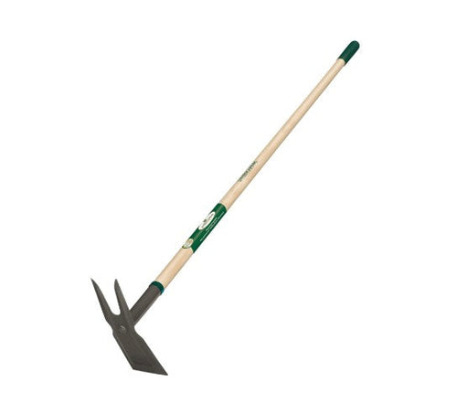 Landscapers Select Garden Hoe 2-Prong Wood Handle