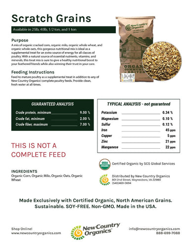 New Country Organics Organic Scratch Feed