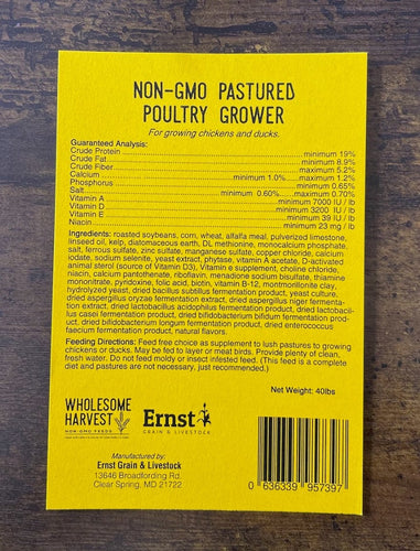 Ernst Grain & Livestock Wholesome Harvest Pastured Poultry Grower