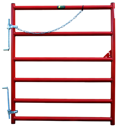 Pasture Management Red Tube Gate - 4 ft.
