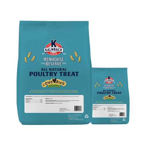 Kalmbach Feeds Henhouse Reserve Love Bug­™ Mealworm Treats