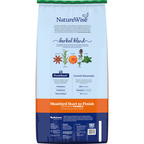 Nutrena® NatureWise® Meatbird 22% Protein Crumble