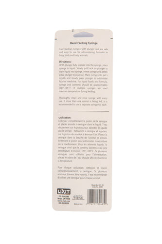 Lixit Hand Feeding Syringe