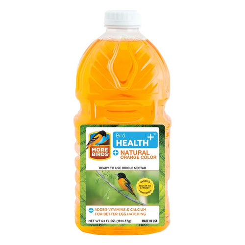 More Birds® Bird Health Natural Orange Ready-to-Use Oriole Nectar 64 oz