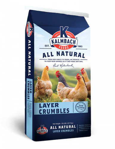 Kalmbach 16% All Natural Layer Chicken Crumble Feed