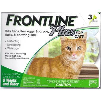 Frontline Plus for Cats 3 dose