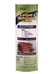 Zodiac Flea & Tick Carpet & Upholstery Powder