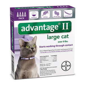 Advantage II Flea & Tick Prevention & Treatment Cats Over 9 lbs