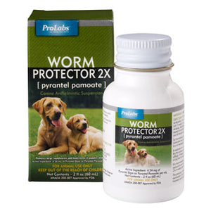 PROLABS WORM PROTECTOR 2X LIQUID FOR PUPPIES & DOGS 2 OZ