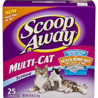 Scoop Away Multi Cat Scented Cat Litter 25 lb