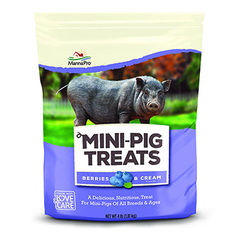 MANNA PRO MINI-PIG TREATS BERRIES & CREAM 4 LB