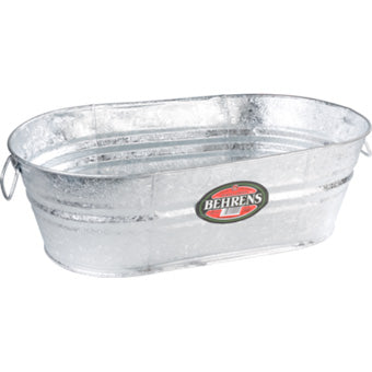 BEHRENS GALVANIZED HOT DIPPED OVAL TUB 11 GAL