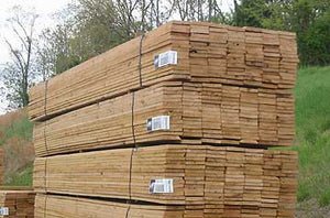 1" x 6" x 16' Rough Cut Oak Fence Boards
