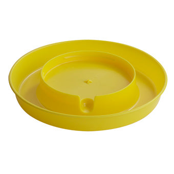 SCREW-ON POULTRY WATERER BASE YELLOW 1 GAL