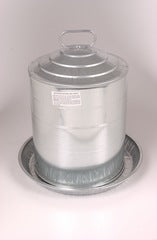 LITTLE GIANT GALVANIZED POULTRY FOUNTAIN WATERER 5 GAL