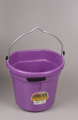 Flat Back Bucket Purple 20 QT