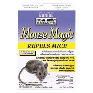 Bonide No Escape Mouse Magic Repellent 4 pack