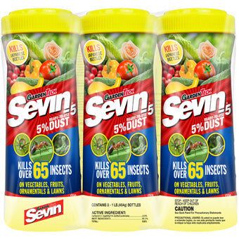GARDENTECH SEVIN-5 READY TO USE 5% DUST 3-PACK 1 LB
