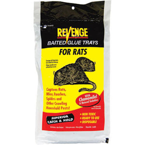 Revenge Baited Glue Trays for Rats 2 pack