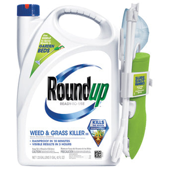 ROUNDUP WEED AND GRASS KILLER SURE SHOT WAND READY-TO-USE 1.33 GAL