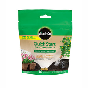 MIRACLE-GRO QUICK START PLANTING TABLETS 3-7-4 20CT