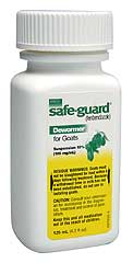 SAFE-GUARD DEWORMER FOR GOATS 125 ML