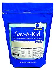 SAV-A-KID MILK REPLACER FOR GOAT KIDS 8 LB