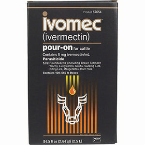 IVOMEC POUR-ON FOR CATTLE 2.5 L