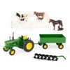 John Deere Toy Tractor Set 4020 Tractor & Farm Toy Playset