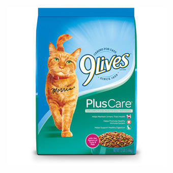 9LIVES PLUS CARE CAT FOOD TUNA & EGG FLAVOR 12 LB