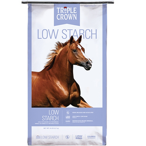 TRIPLE CROWN LOW STARCH PELLETED HORSE FEED 50 LB