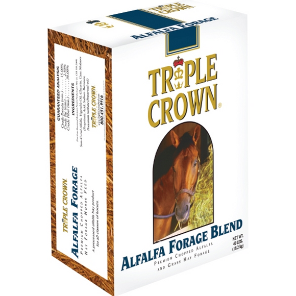 Triple Crown Alfalfa Forage Blend for Horses 40 lb