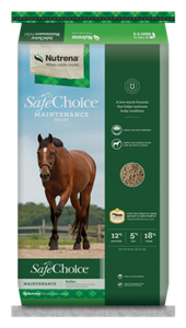 Nutrena SafeChoice Maintenance Horse Feed 50Lb