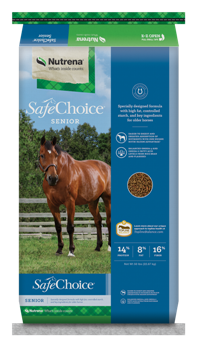 Nutrena SafeChoice Senior Horse Feed, 50 lb.